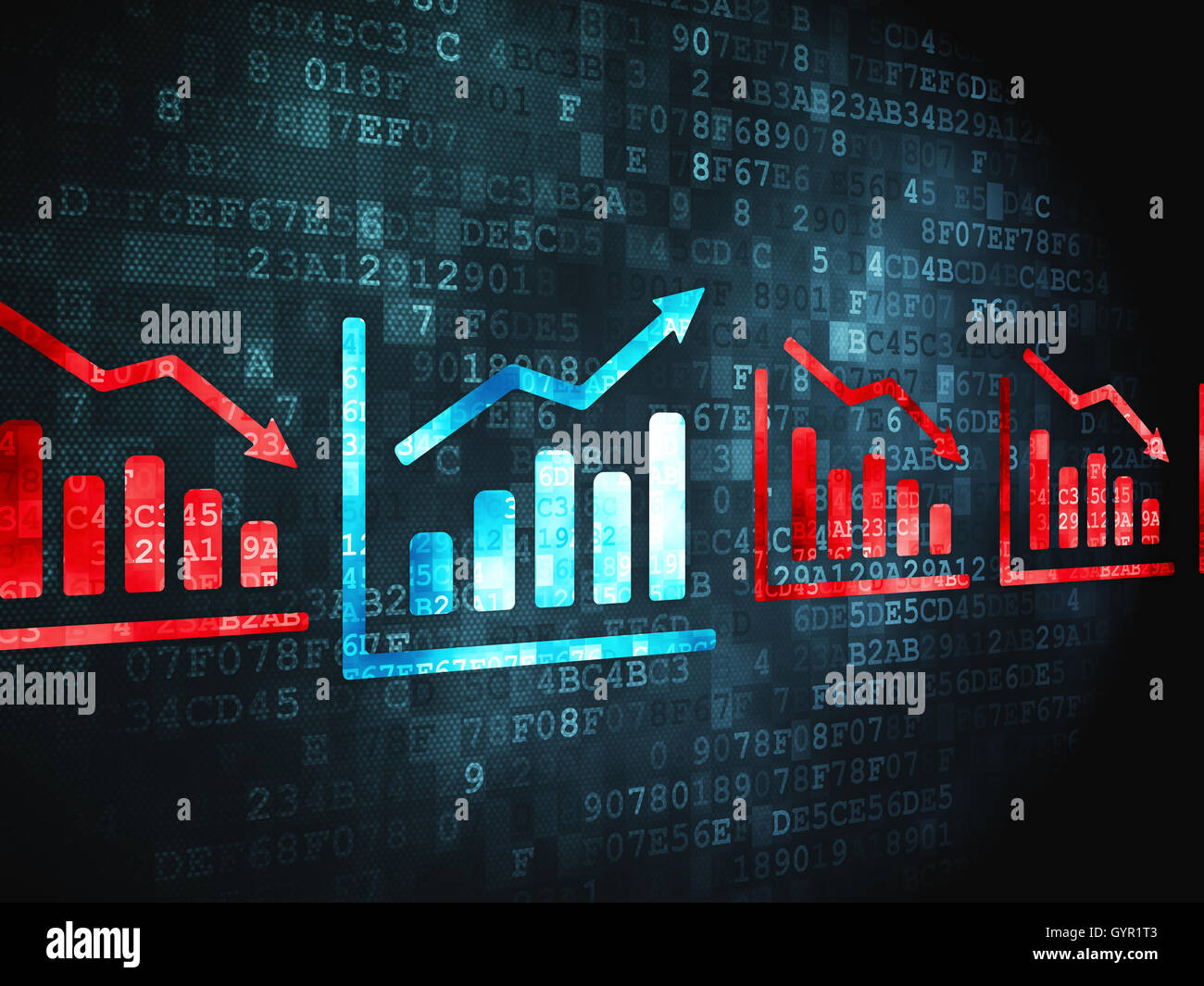 3d arrow concept hi-res stock photography and images - Alamy