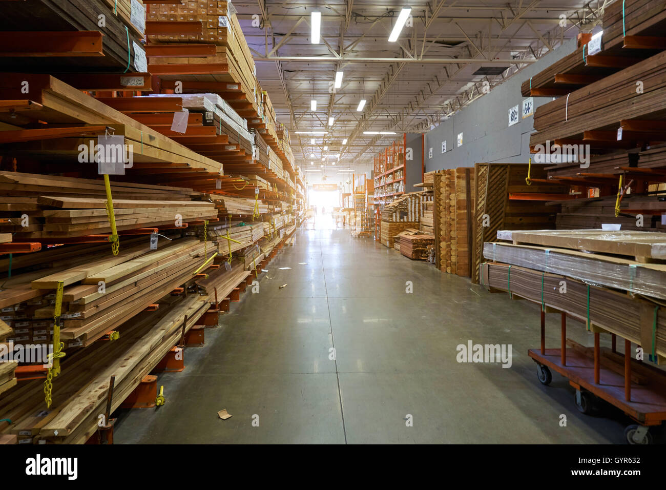 Los Angeles, CA, USA - September 13, 2016: A view of  Home Depot store Stock Photo