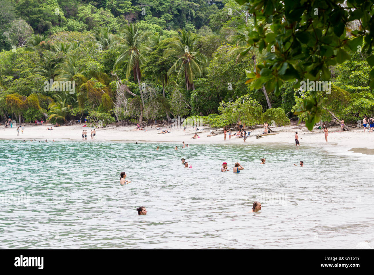 Manuel Antonio, Costa Rica May 06 People enjoying the warm water in