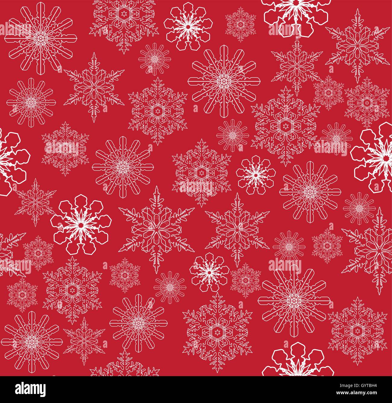 vector illustration of snowflake Christmas and New Years background ...