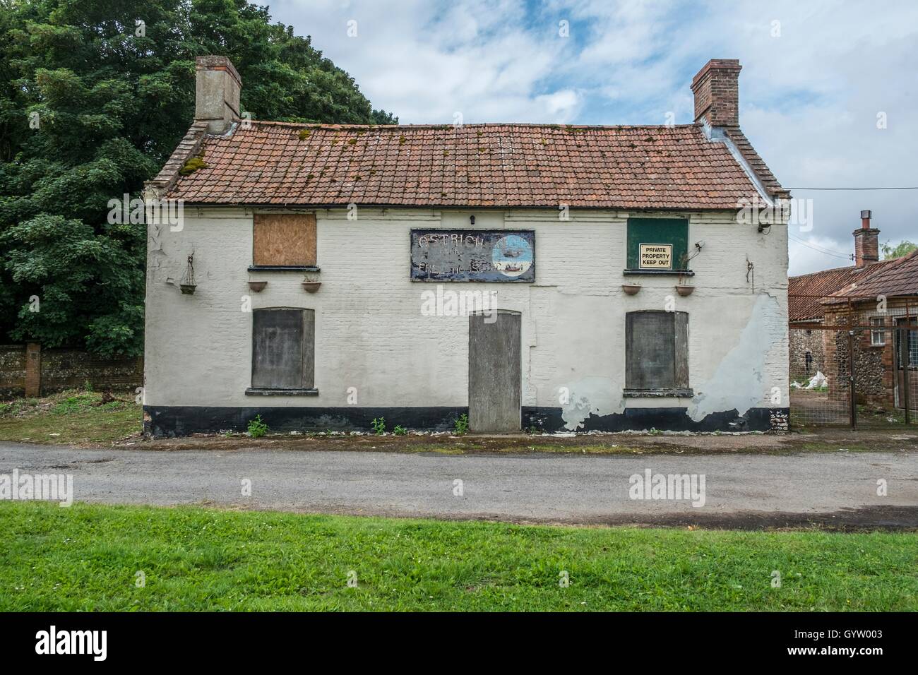 The Old Weasenham Ostrich Public house, Weasenham All Saints, King's