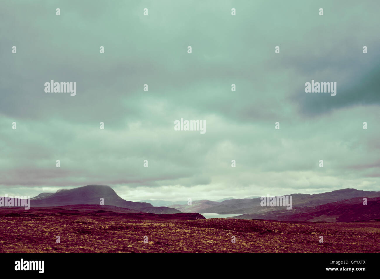 Landscape shot, Highland, Scotland, United Kingdom Stock Photo