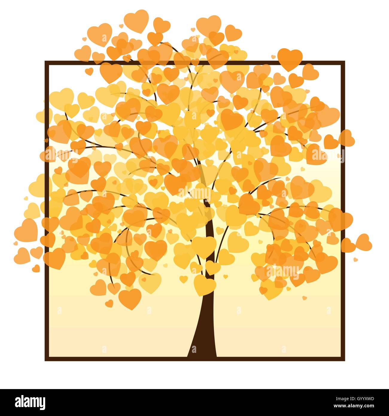 Beautiful autumn tree Stock Vector Image & Art - Alamy