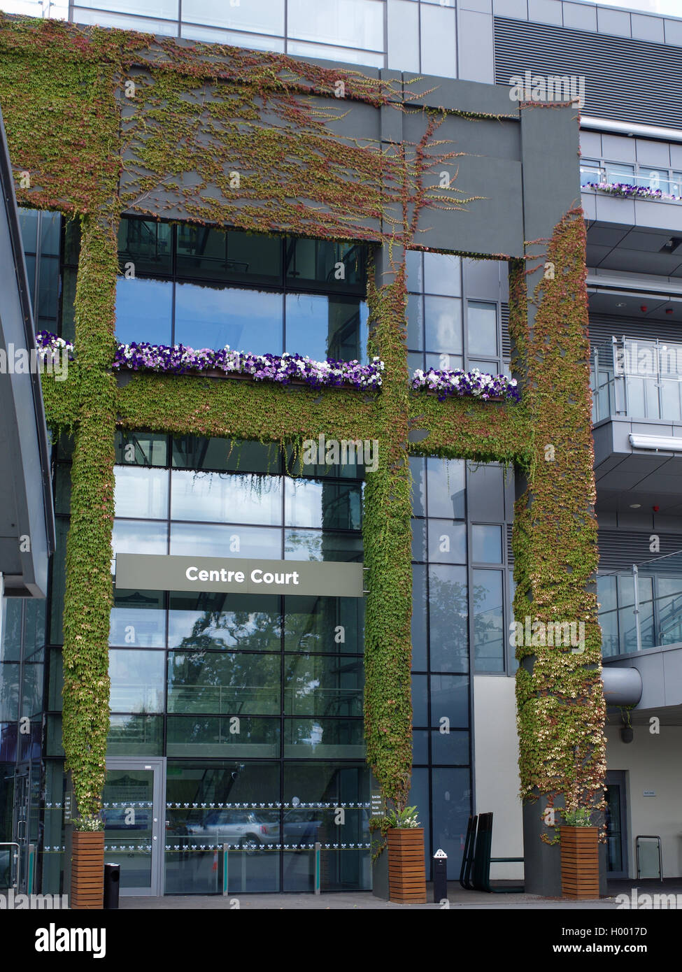Outside of Centre Court at All England Lawn Tennis and Croquet Club