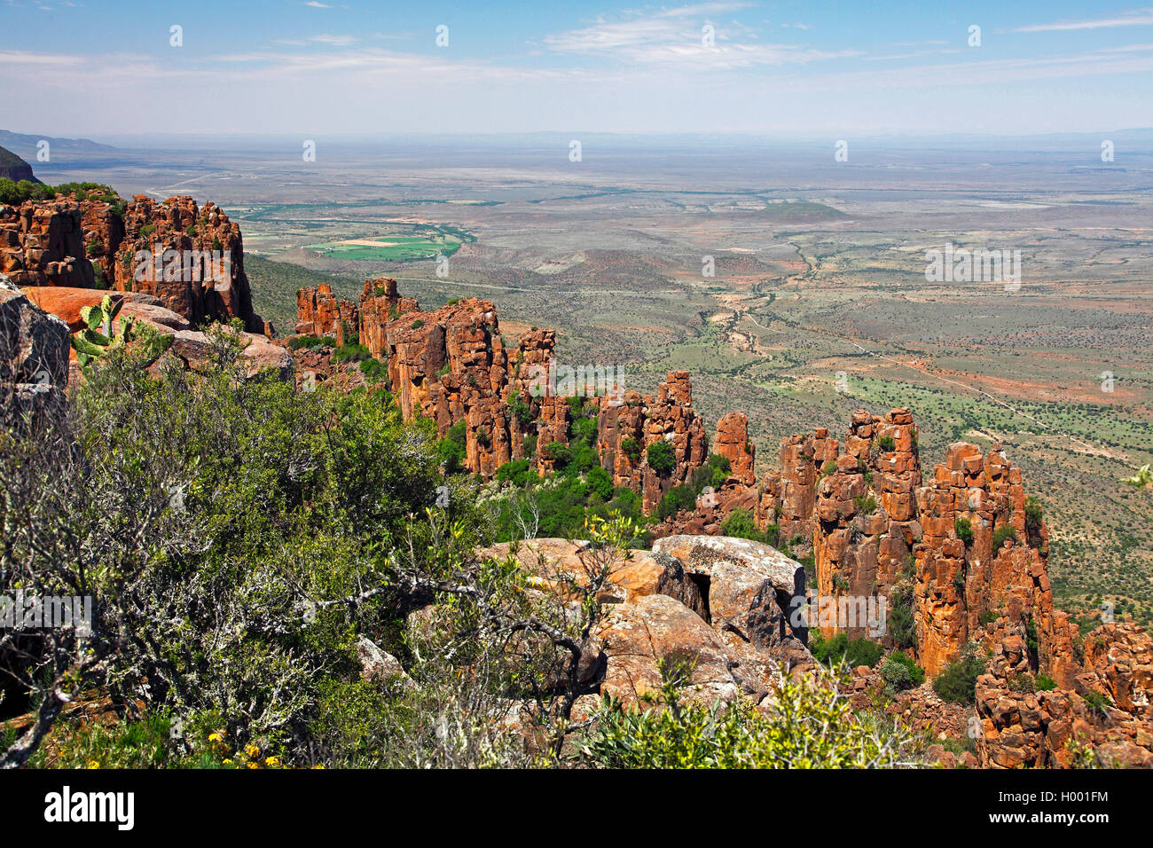 Valley of Desolation, South Africa, Eastern Cape, Camdeboo National Park, Graaff-Reinet Stock Photo