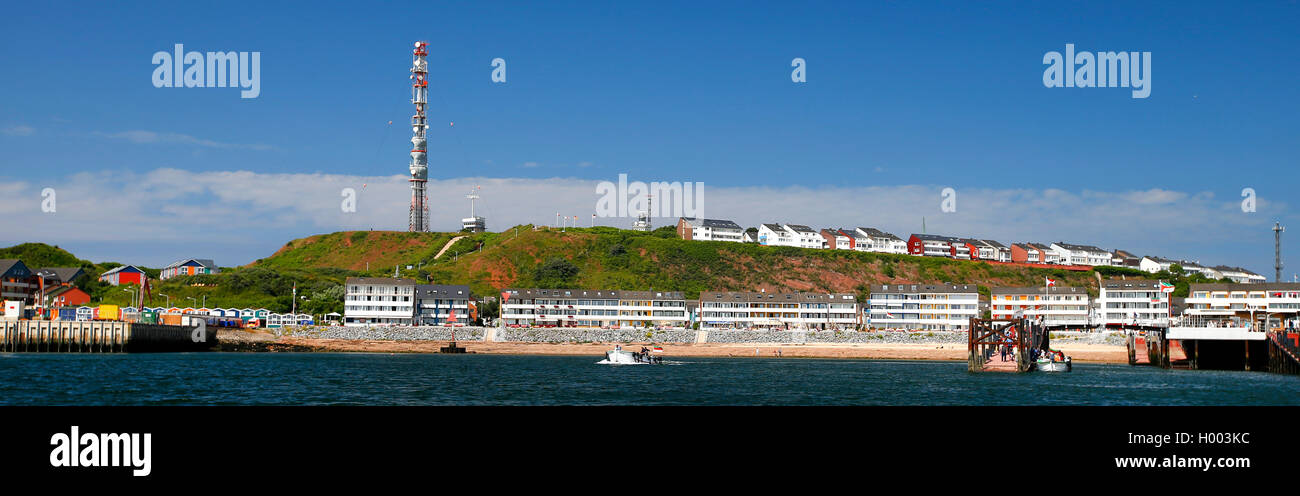 Helgoland radio tower on Oberland, Germany, Schleswig-Holstein, Heligoland, Heligoland Stock Photo