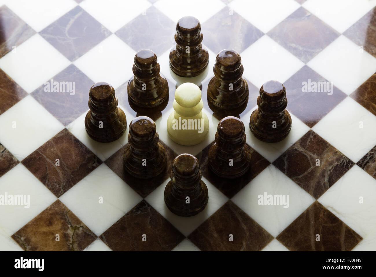 Chess - Alabaster Stock Photo - Alamy