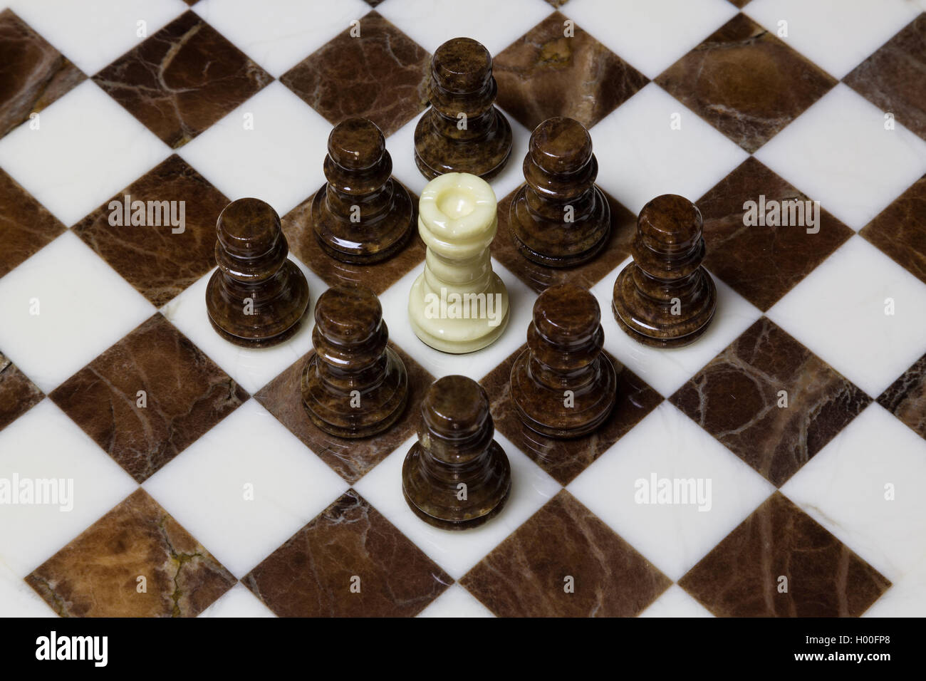Chess - Alabaster Stock Photo
