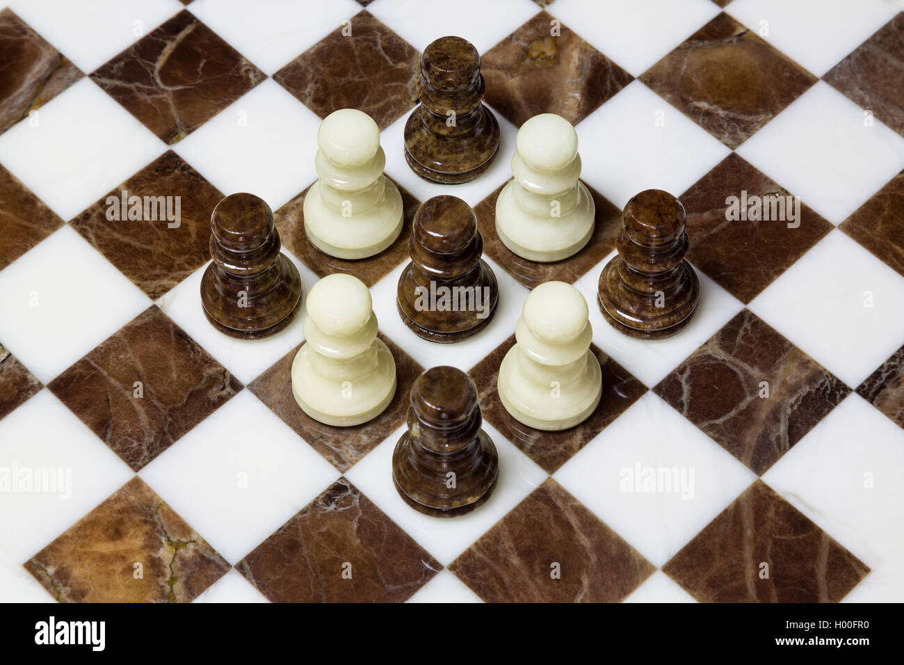 Chess - Alabaster Stock Photo - Alamy