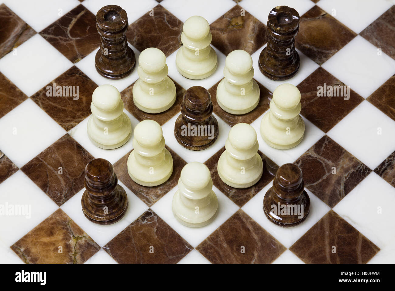Chess - Alabaster Stock Photo - Alamy