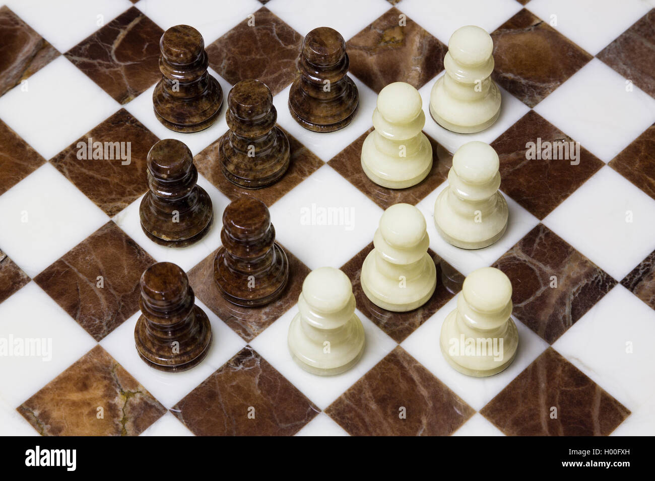 Chess - Alabaster Stock Photo - Alamy