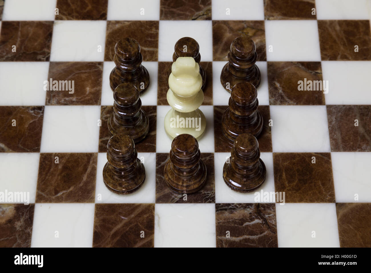 Chess - Alabaster Stock Photo - Alamy