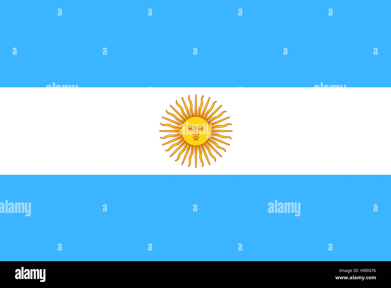 flag of Argentina, Argentina Stock Photo