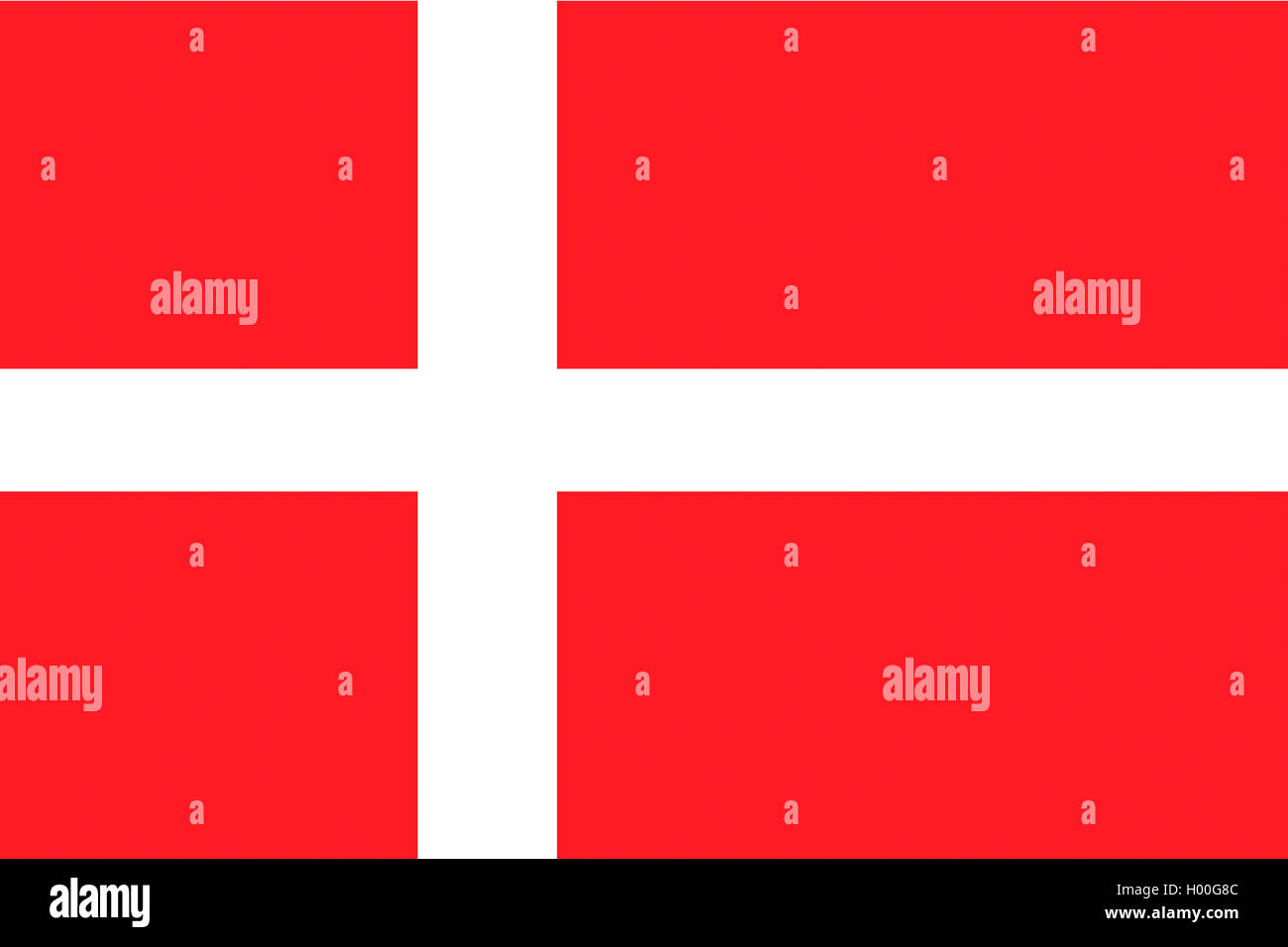 flag of Denmark, Denmark Stock Photo