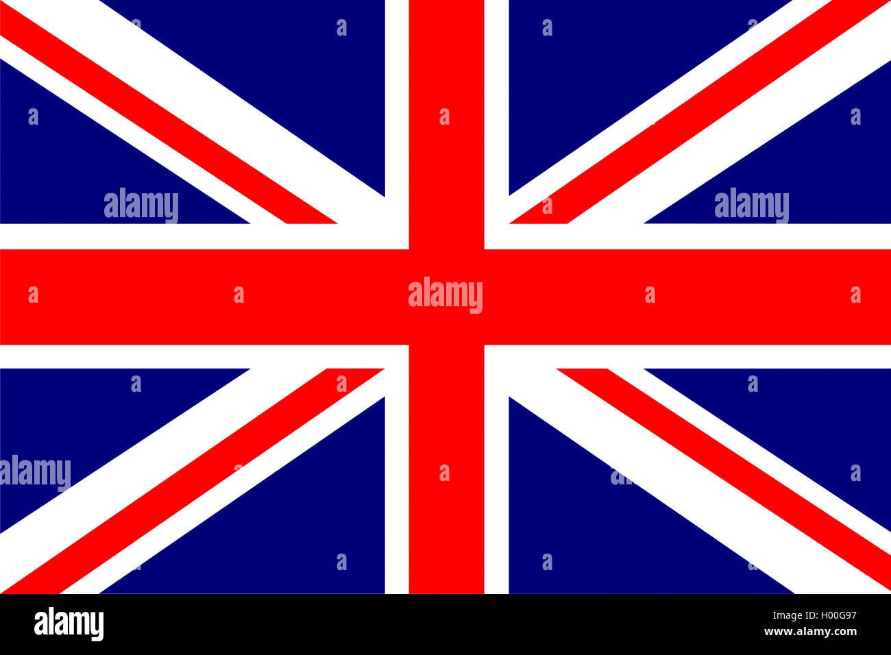 flag of the United Kingdom, Union Jack, Union Flag, United Kingdom Stock Photo