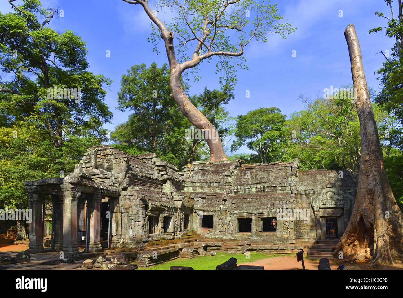 Angkor Thom, Cambodia, Angor Thom Stock Photo