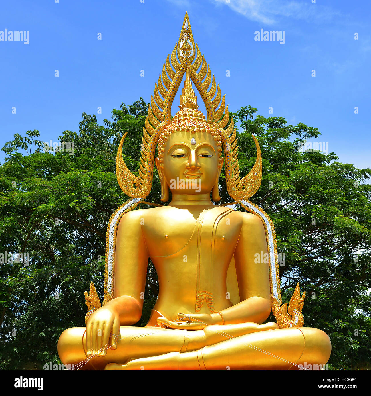 Buddha Tun Jai in Lampang, Thailand, Lampang Stock Photo
