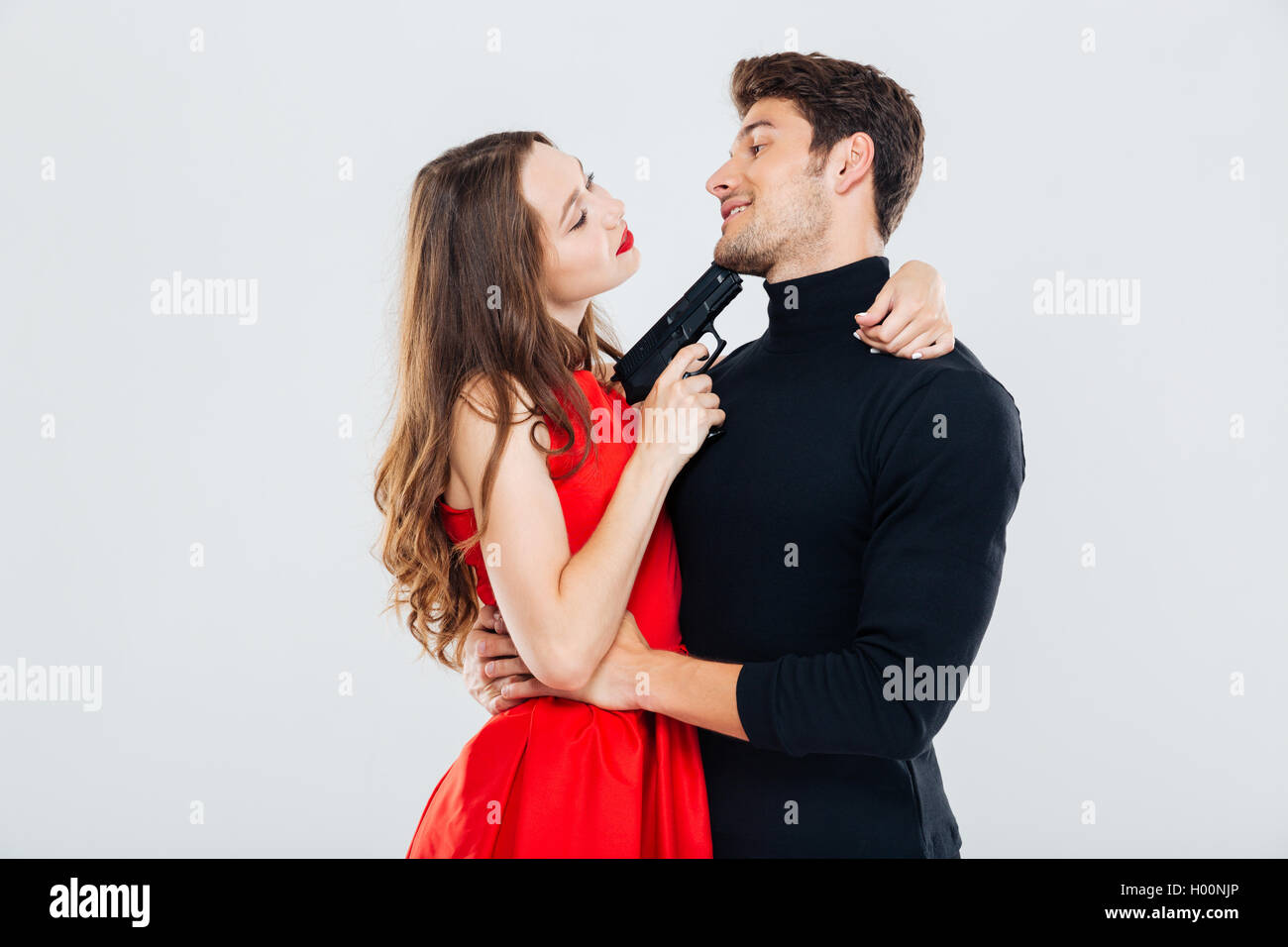 Gangster couple hi-res stock photography and images - Alamy