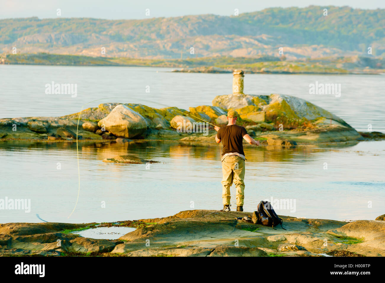 Marstrand, Sweden September 8, 2016 Documentary of coastal fly
