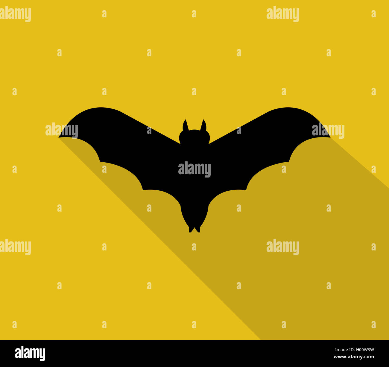 bat icon for halloween Stock Photo - Alamy