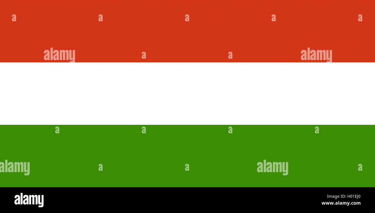 flag of Hungary, Hungary Stock Photo