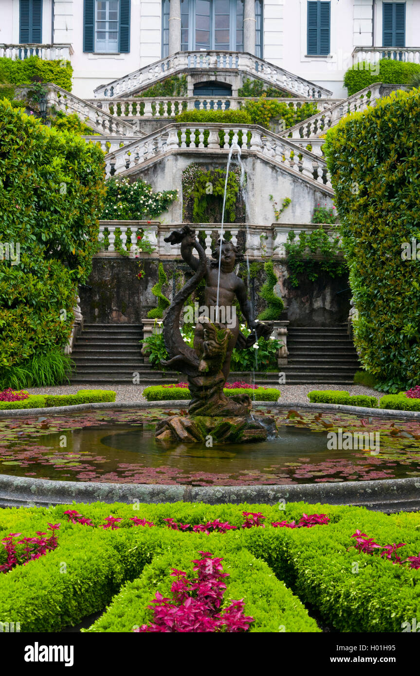 Italy, Lombardy, Como lake, Tremezzo, villa Carlotta garden Stock Photo