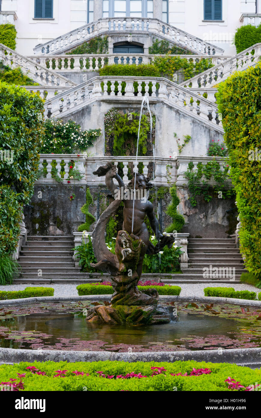 Italy, Lombardy, Como lake, Tremezzo, villa Carlotta garden Stock Photo