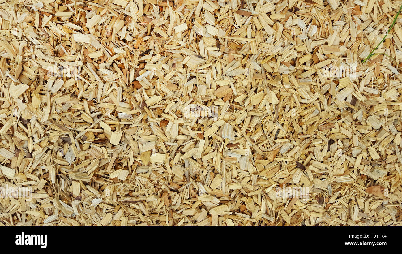 wood chips Stock Photo