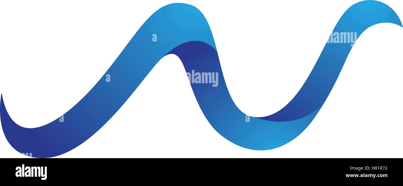 Water wave Logo Template Stock Vector Image & Art - Alamy