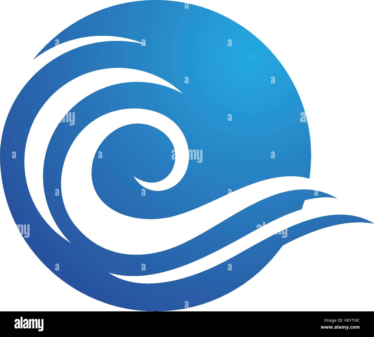 Water wave Logo Template Stock Vector Image & Art - Alamy