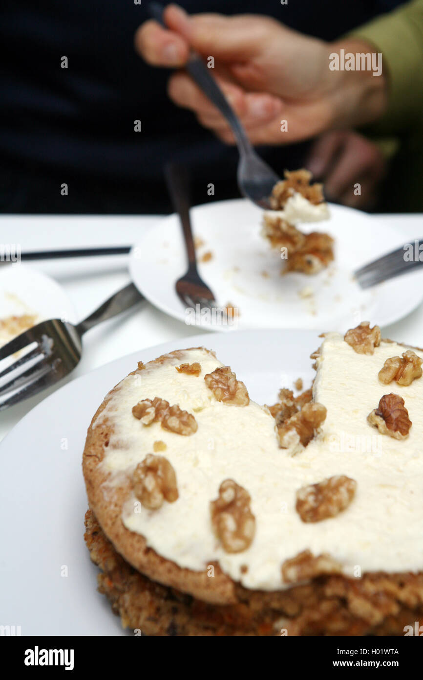 Office Bake Off homemade cakes Stock Photo Alamy