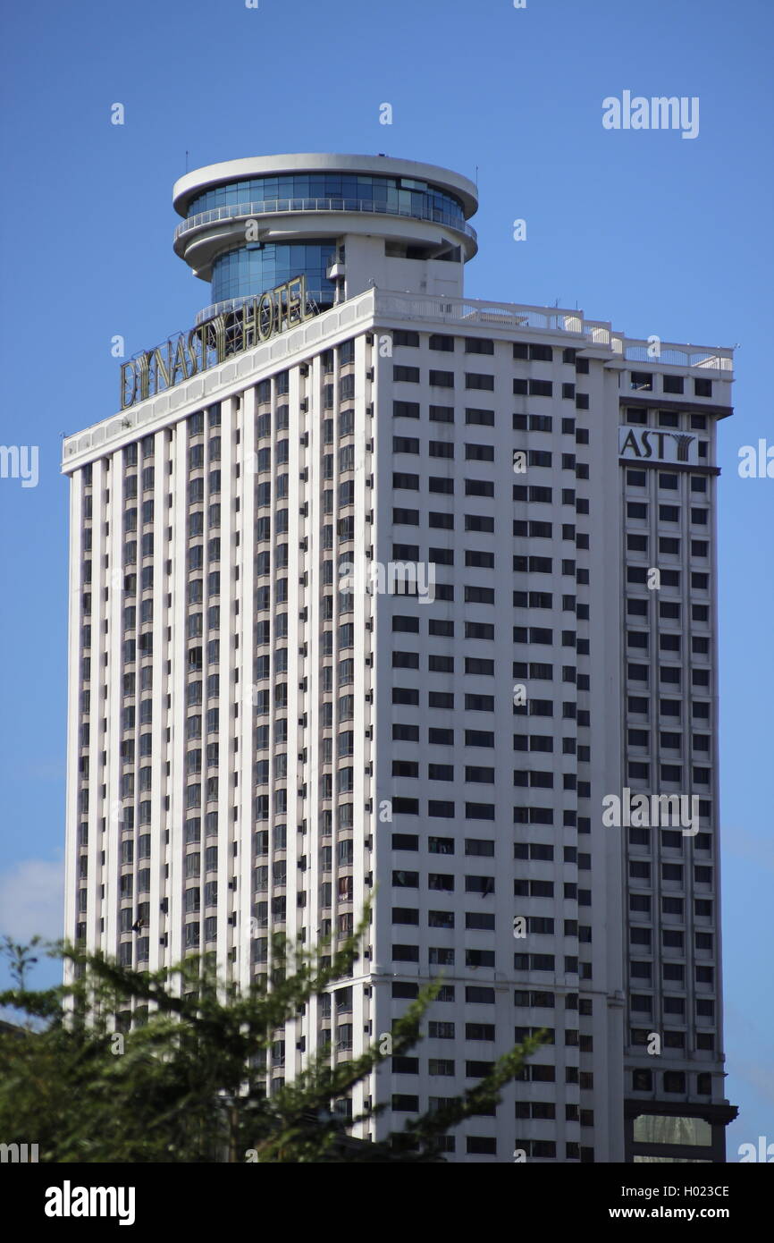 hotel building with revolving top in Kuala Lumpur, Malaysia Stock Photo