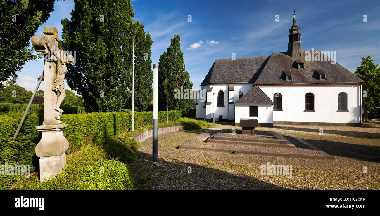 Chapel of Grace 'Mary in need', Germany, North Rhine-Westphalia, Lower Rhine, Meerbusch Stock Photo