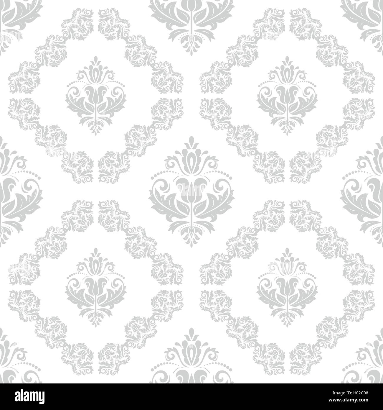Seamless Vector Baroque Pattern Stock Vector Image & Art - Alamy