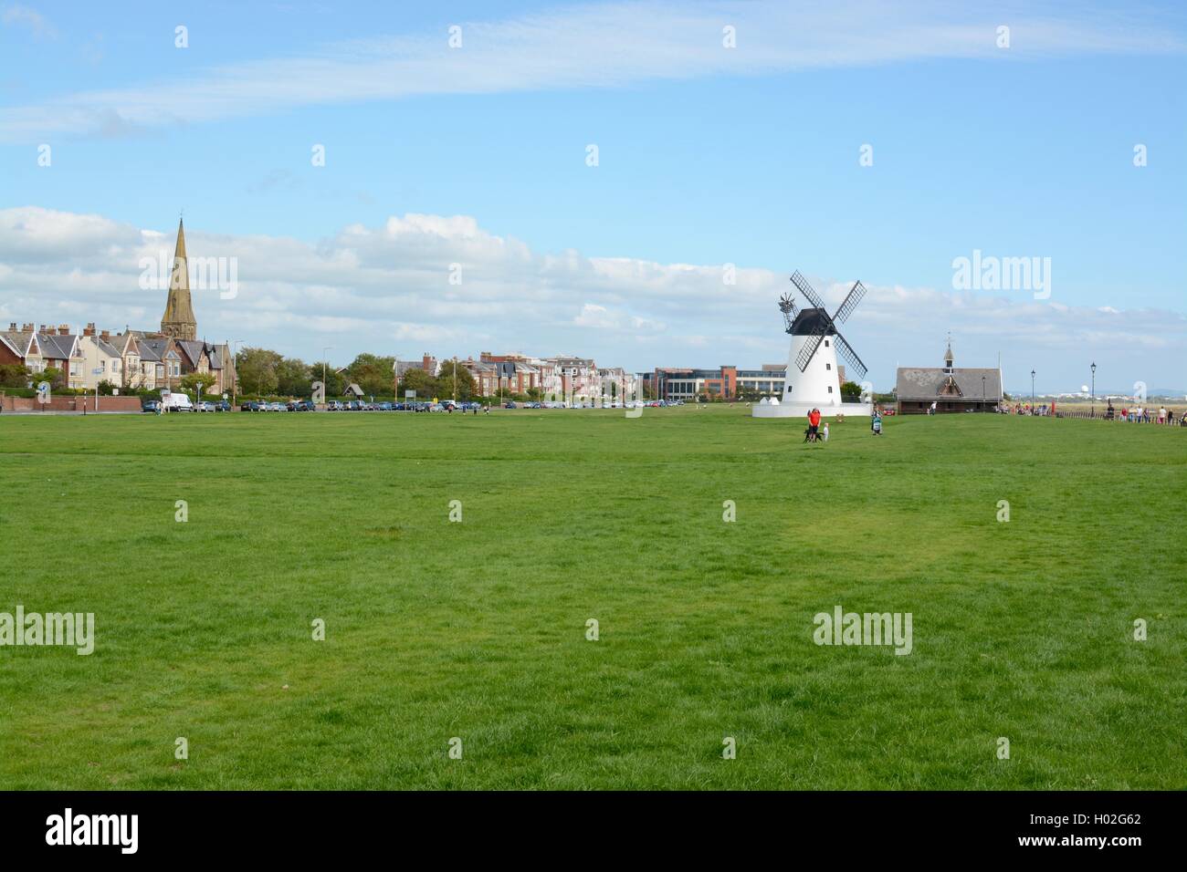 Lytham st annes windmill lancashire fylde coast uk hi-res stock ...