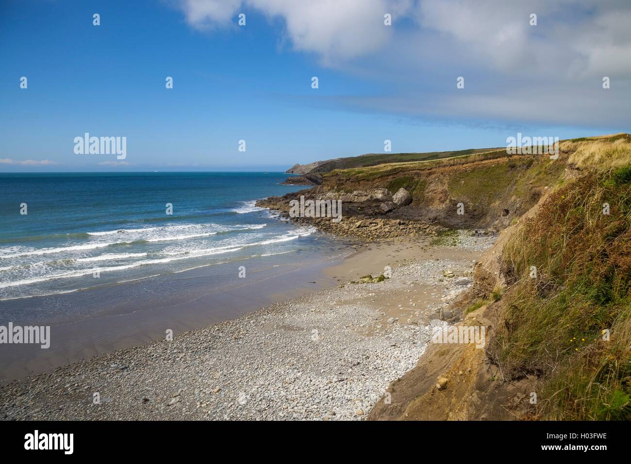 Aber Mawr, Pembrokeshire, Wales, Great Britain Stock Photo
