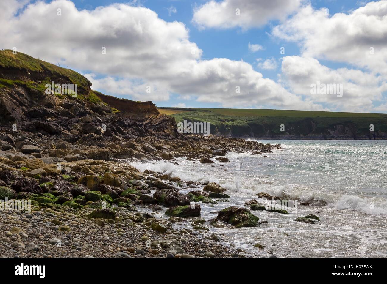 Aber Mawr, Pembrokeshire, Wales, Great Britain Stock Photo