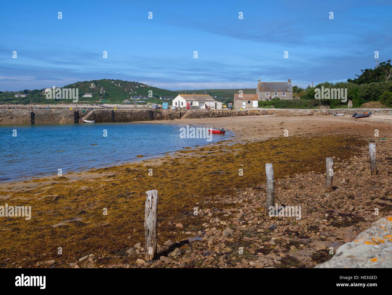 New Grimsby, Tresco, Isles of Scilly, England Stock Photo