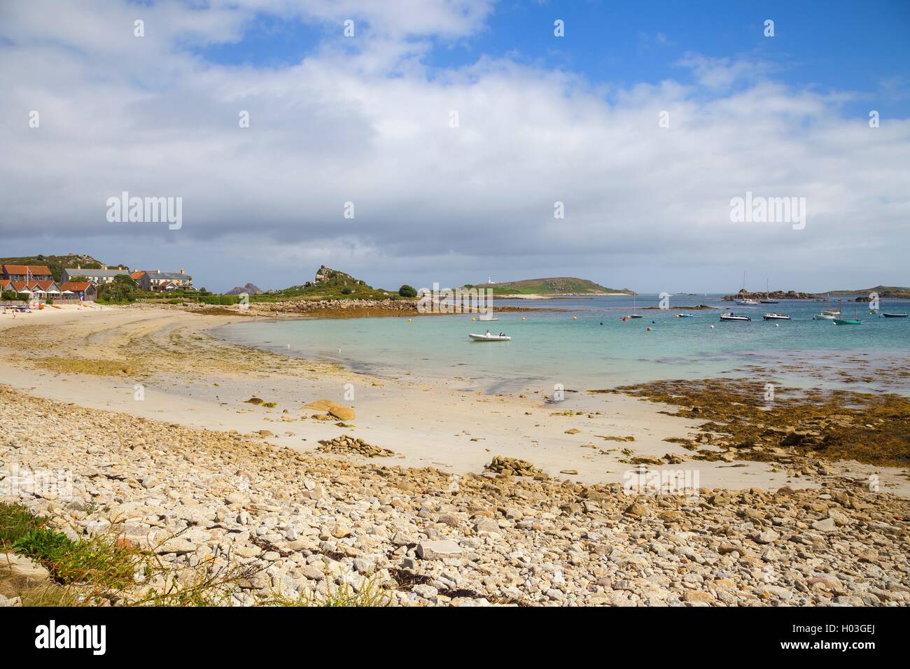 Old Grimsby, Tresco, Isles of Scilly, England Stock Photo