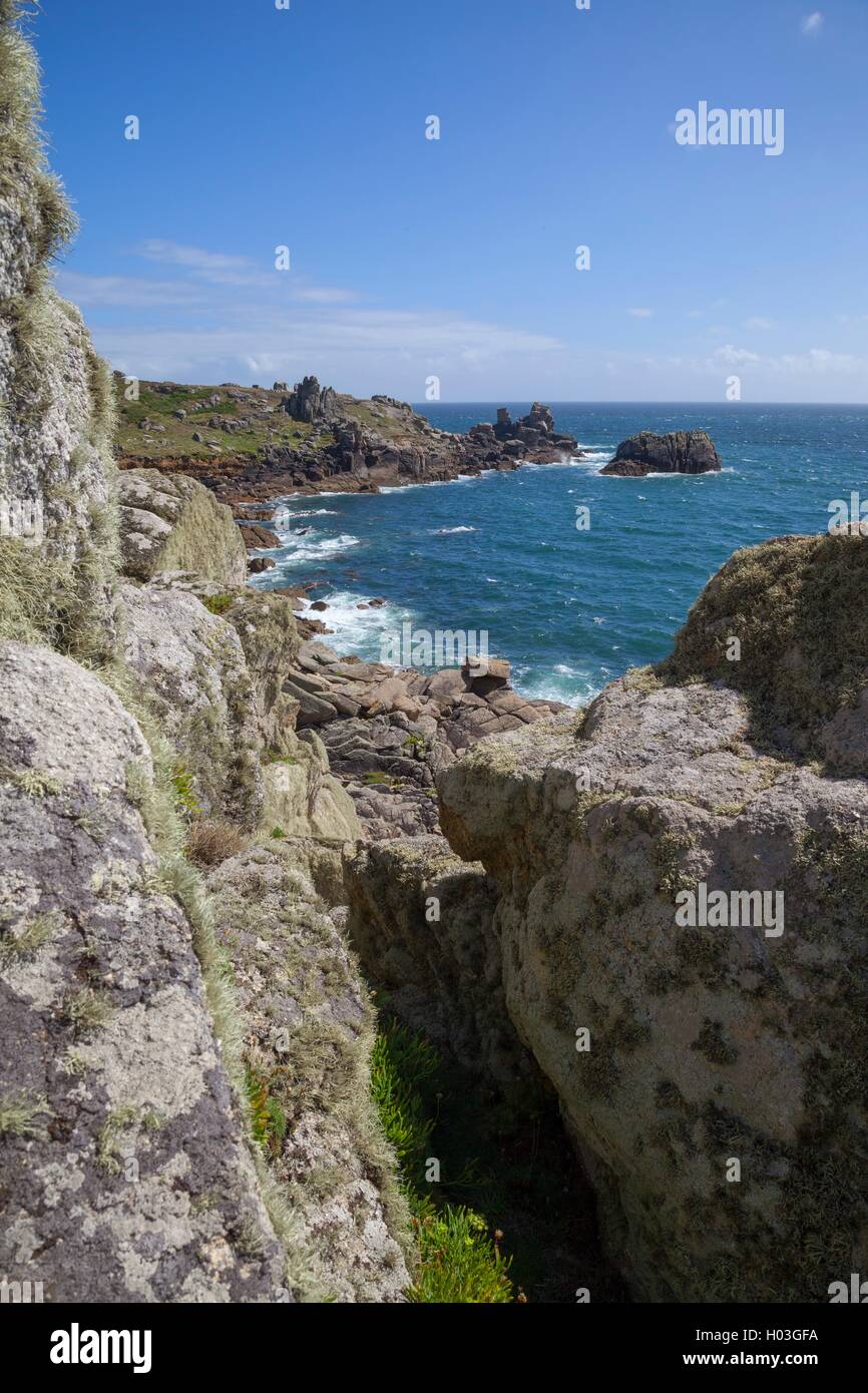 Peninnis Head, St Mary's, Isles of Scilly, England Stock Photo