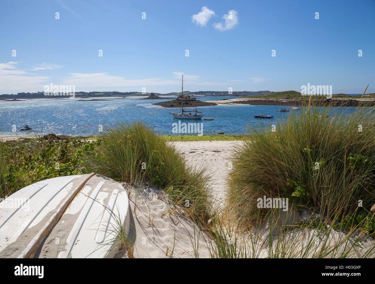 St Martin's Flats, Isles of Scilly, England Stock Photo Alamy