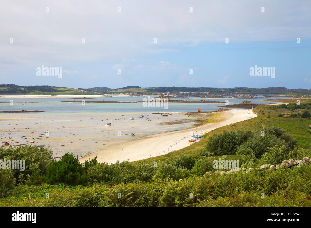 St Martin's Flats, Isles of Scilly, England Stock Photo