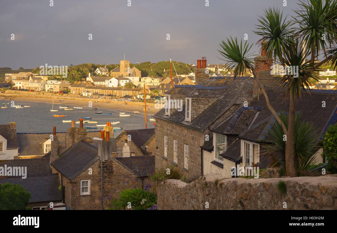 St Mary's Harbour, Isles of Scilly, England Stock Photo