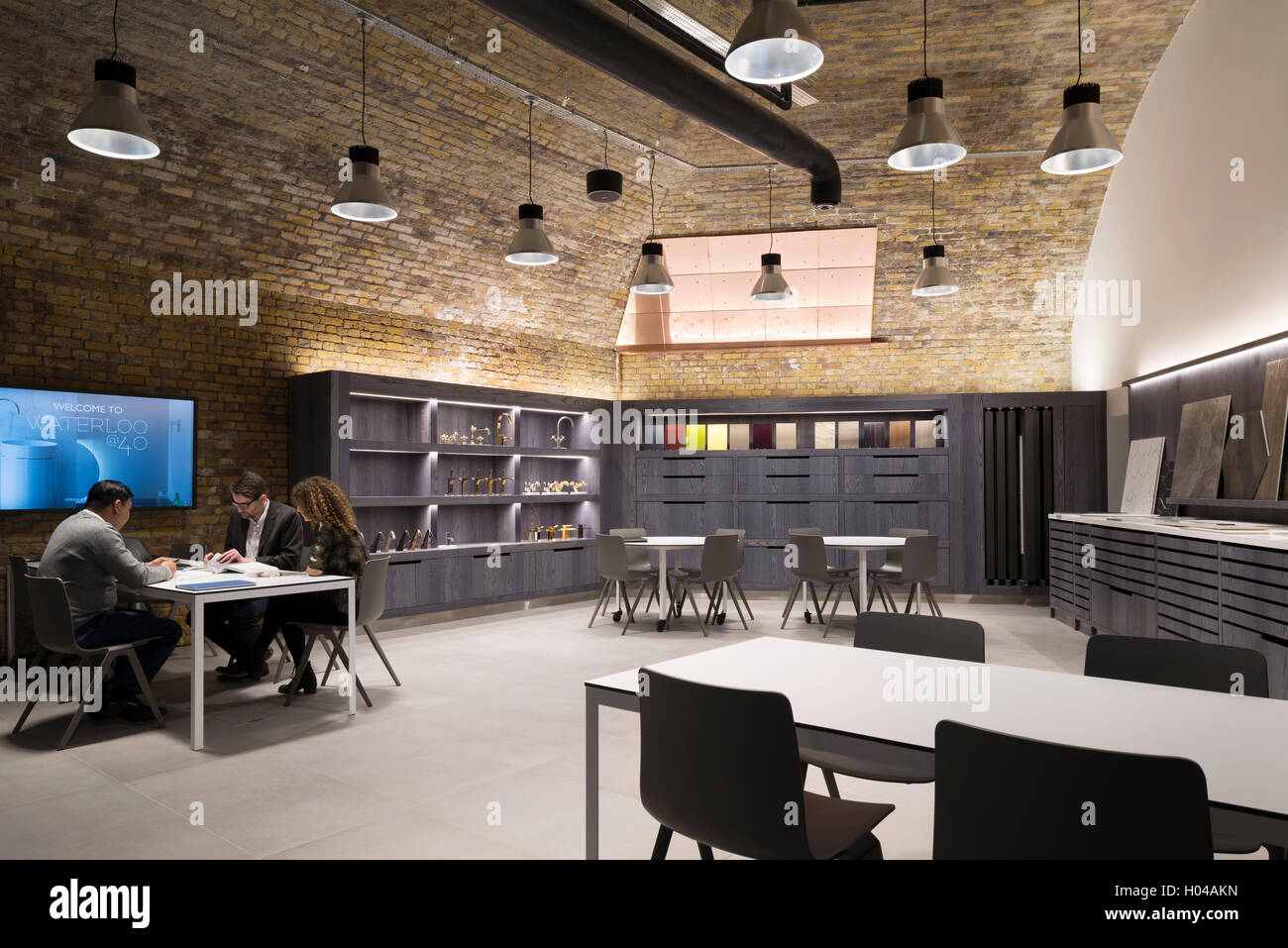 Samples library. C P Hart Showroom, London, United Kingdom. Architect