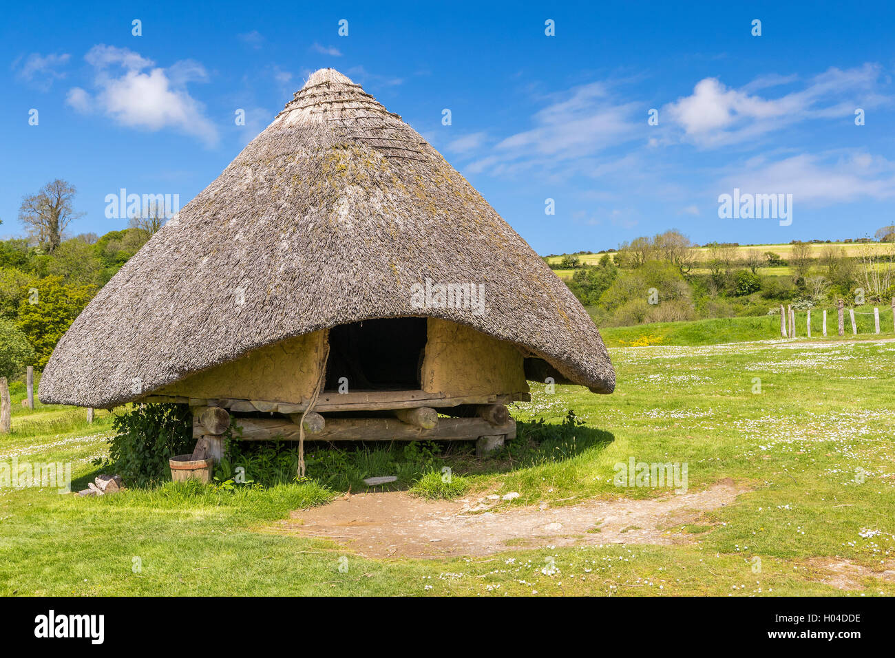 Castell henllys iron age village hires stock photography and images