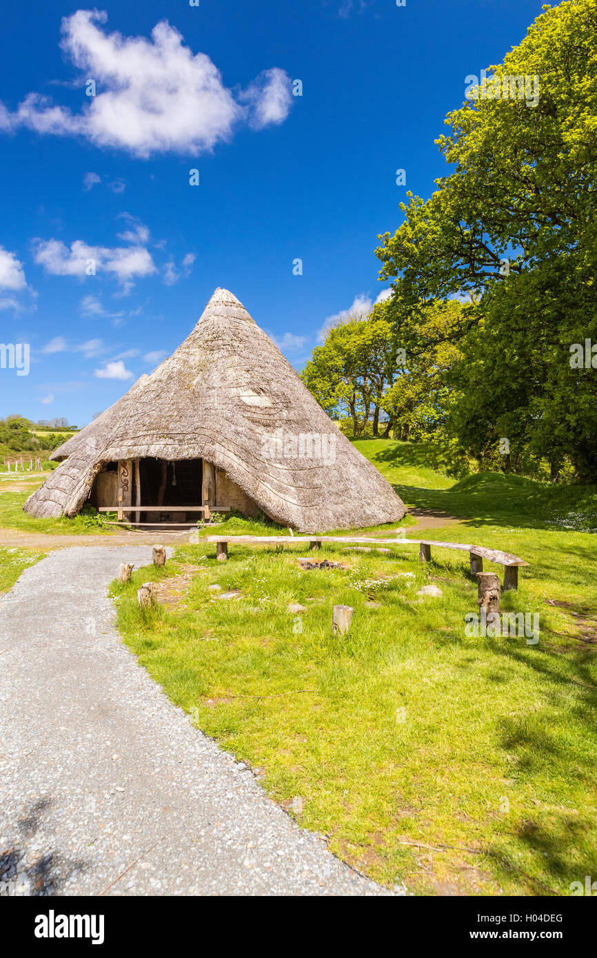 Cook House at Castell Henllys a Iron Age Village, Pembrokeshire Coast National Park Cook House at Castell Henllys a Iron Age Village, Pembrokeshire Coast National Park
