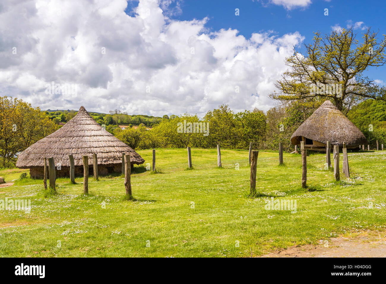 Castell henllys iron age village hires stock photography and images