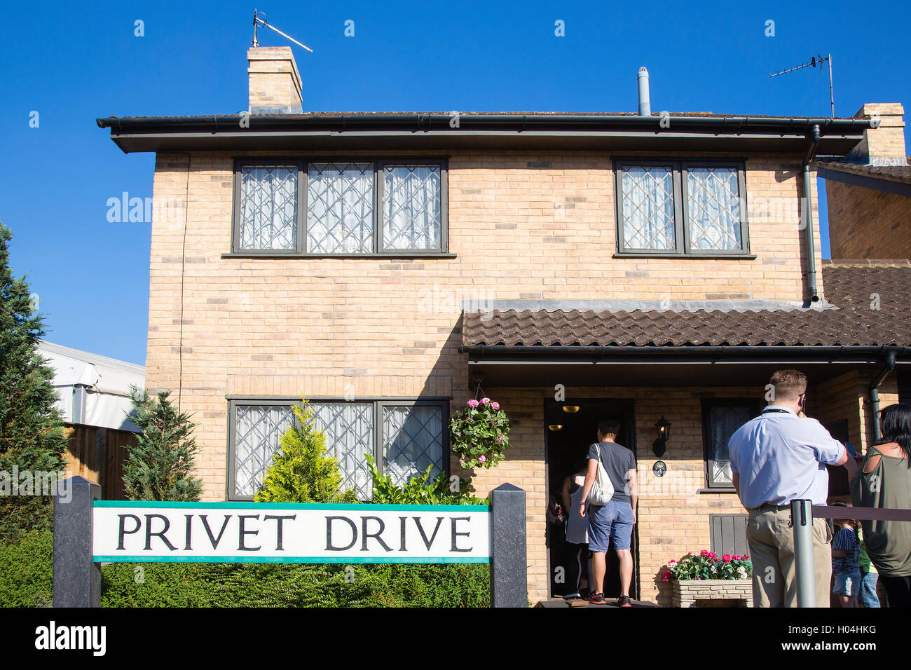 Privet Drive, Harry Potter's House,Warner Brothers Studio Tour, The Making of Harry Potter, London Stock Photo