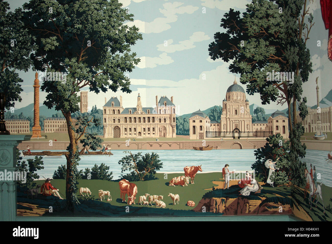 Lynchburg,VA, USA. Wallpaper at Point of Honor, historical house, built