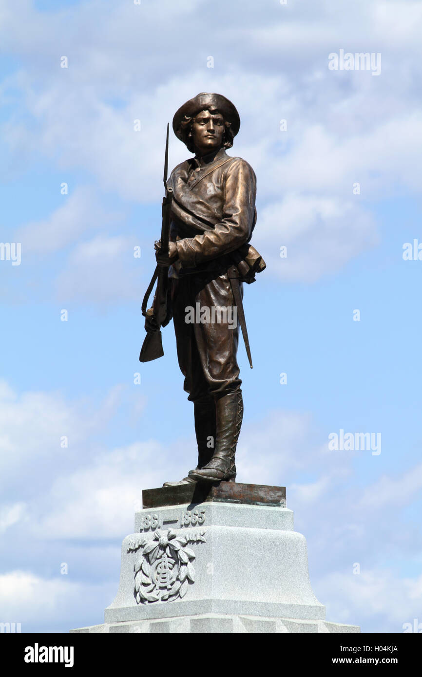 The Confederate Statue in Lynchburg, Virginia, USA Stock Photo